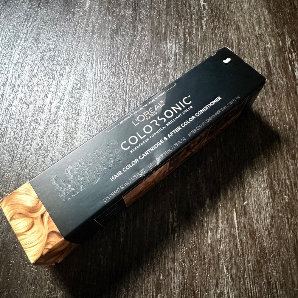 L'Oreal Colorsonic Hair Color 8 Medium Blonde Natural Permanent Dye Cartridge